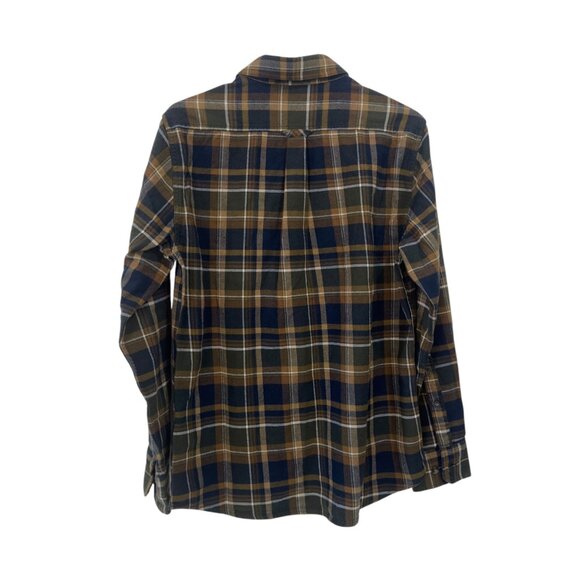 Eddie Bauer Mens Small Plaid Flannel Shirt Long Sleeve Button-Down Casual Wear - Picture 8 of 12